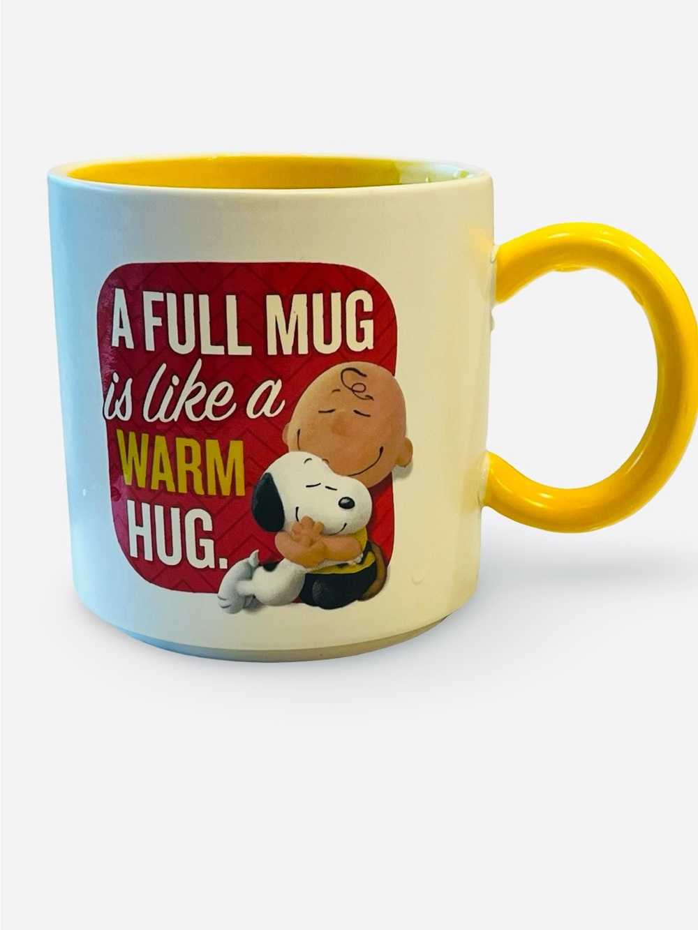 The Peanuts Movie "A Full Mug Is Like A Warm Hug" Ceramic Coffee Mug